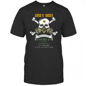 Guns N Rose 2020 Pandemic Covid 19 In Case Skull T-Shirt